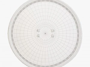 hardware de restaura&ccedil;&atilde;o escudo de couro konso Modelo 3D