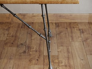 restoration hardware oak iron craftsman desk 3D Модель