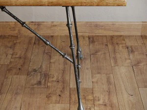 restoration hardware oak iron craftsman desk 3D Model