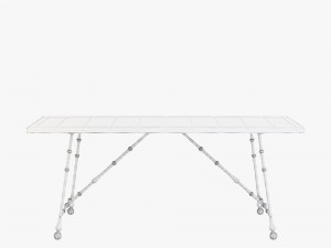 restoration hardware oak iron craftsman desk 3D Модель