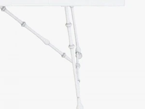 restoration hardware oak iron craftsman desk 3D Model