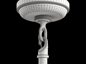 Restoration hardware dry-dock pendant small 3D Model