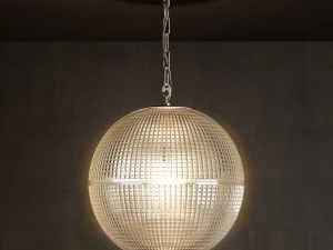 Restoration hardware prismatic globe pedant 16 inc 3D Model