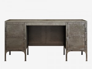 restoration hardware industrial tool chest desk 3D Model
