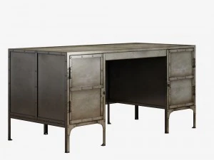 restoration hardware industrial tool chest desk 3D Model