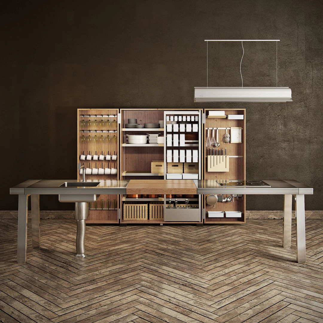 Bulthaup b2 3D Model .c4d .max .obj .3ds .fbx .stl .blend 