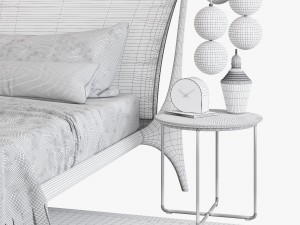 cattelan italia nelson bed set 3D Model