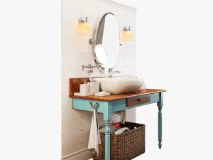 bathroom furniture set 3D Model