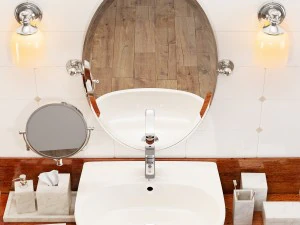 bathroom furniture set 3D Model