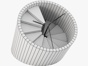 22designstudio 4th dimension clock 3D Model