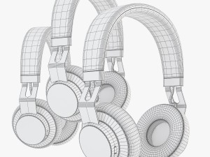 Jabra move wireless headphones 3D 모델