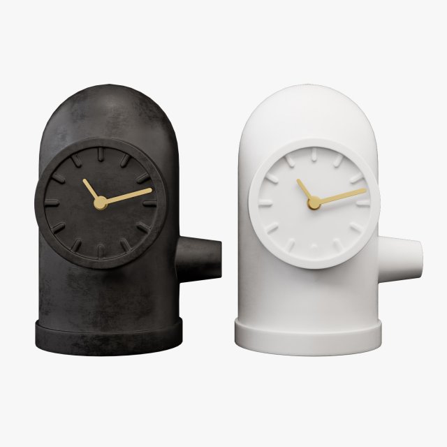 leff amsterdam base table clock 3D Model .c4d .max .obj .3ds .fbx .stl .blend 