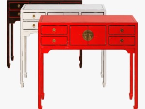 butlers rising sun console table 3D Model