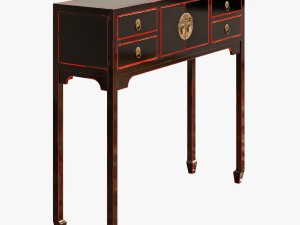 butlers rising sun console table Modèle 3D