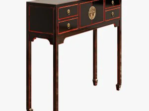 butlers rising sun console table 3D Model