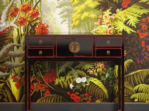 butlers rising sun console table Modèle 3D