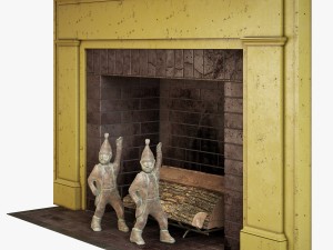 Fireplace set 1 3D Model
