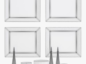 Fireplace set 1 3D Model
