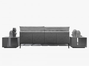 natuzzi vela bed set 3Dモデル