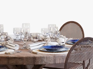 Flamant dinning set 001 Modèle 3D