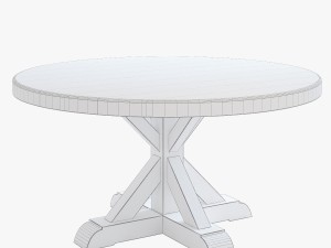 Flamant dinning set 001 Modèle 3D
