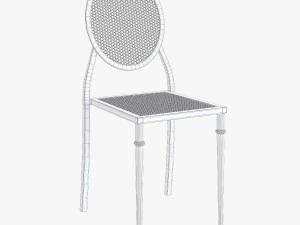 Flamant dinning set 001 3D Model