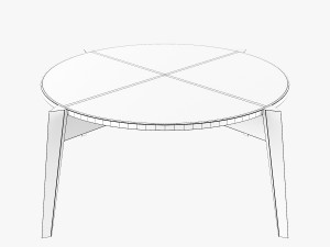 Frigerio salotti cross coffee table Modèle 3D