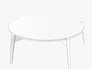 Frigerio salotti cross coffee table Modèle 3D