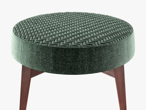 Frigerio salotti cross ottoman 3D Model