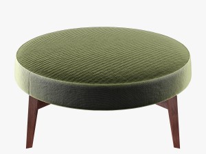 Frigerio salotti cross ottoman 3D Model