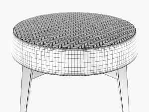 Frigerio salotti cross ottoman 3D Model