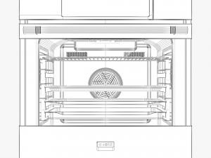 asko set of kitchen appliances 001 Model 3D