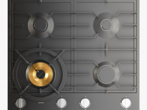 asko hg1666ab gas cooktop 3D Model