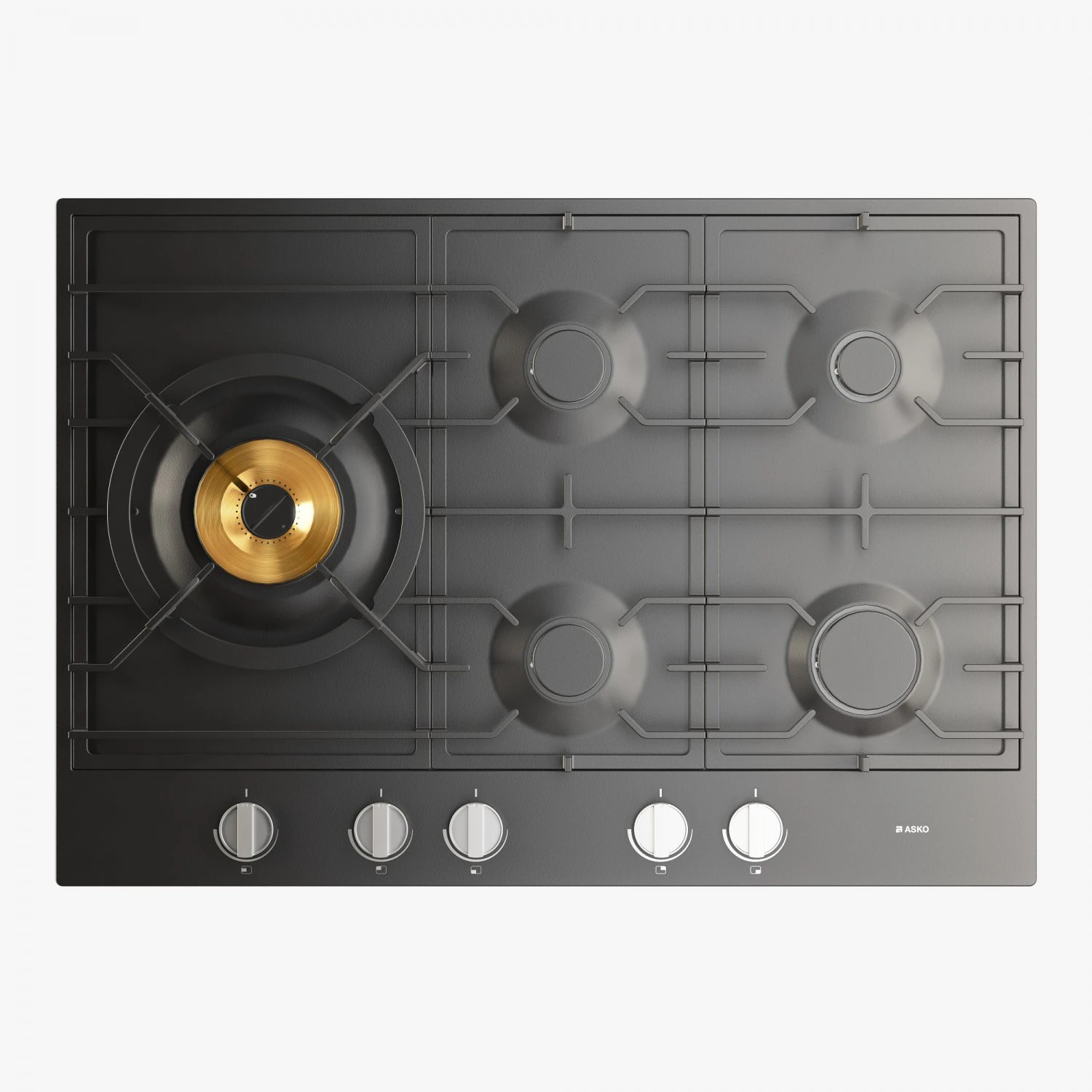 asko hg1776ab gas cooktop 3D Model .c4d .max .obj .3ds .fbx .stl .blend 
