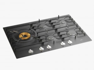 asko hg1776ab gas cooktop 3D Model