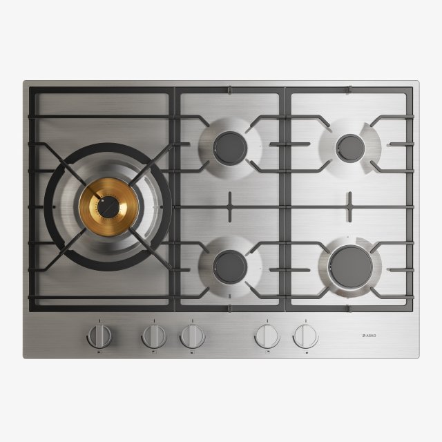 asko hg1776sb gas cooktop 3Dモデル .c4d .max .obj .3ds .fbx .stl .blend 
