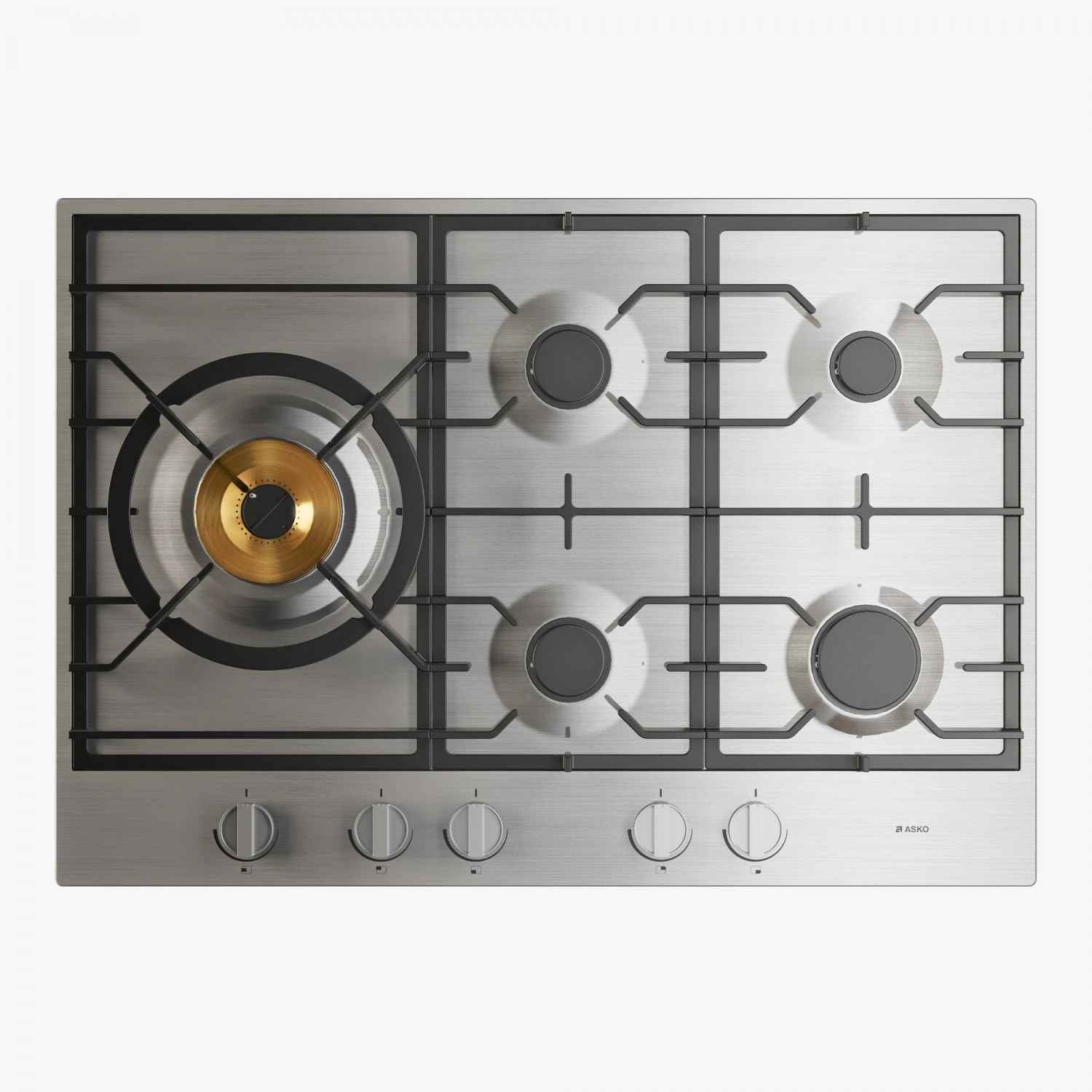 asko hg1776sb gas cooktop 3D Model .c4d .max .obj .3ds .fbx .stl .blend 