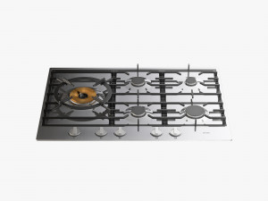 asko hg1776sb gas cooktop 3Dモデル