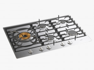 asko hg1776sb gas cooktop 3Dモデル