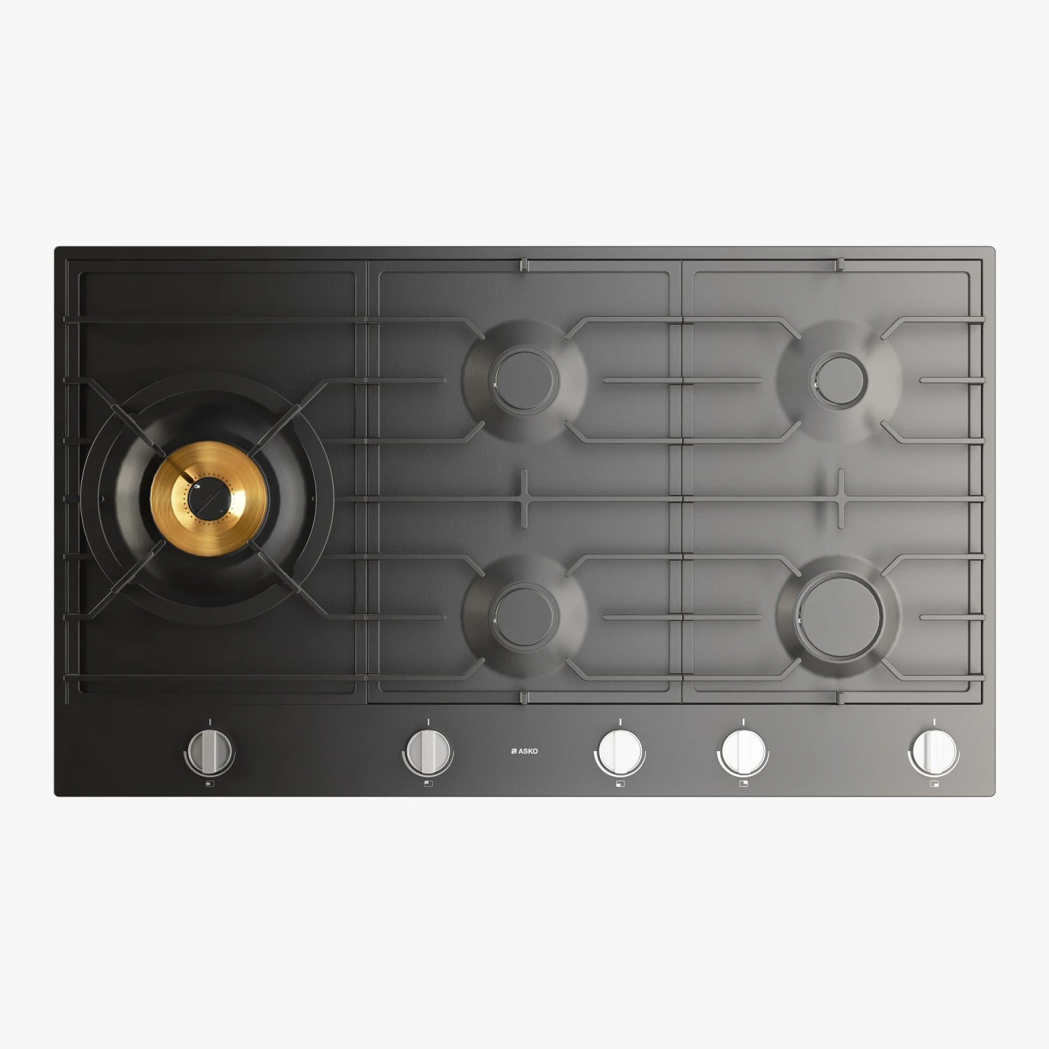 asko hg1986ab gas cooktop 3D Model .c4d .max .obj .3ds .fbx .stl .blend 