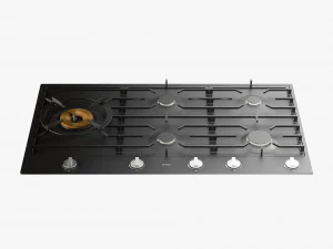 asko hg1986ab gas cooktop 3D Model