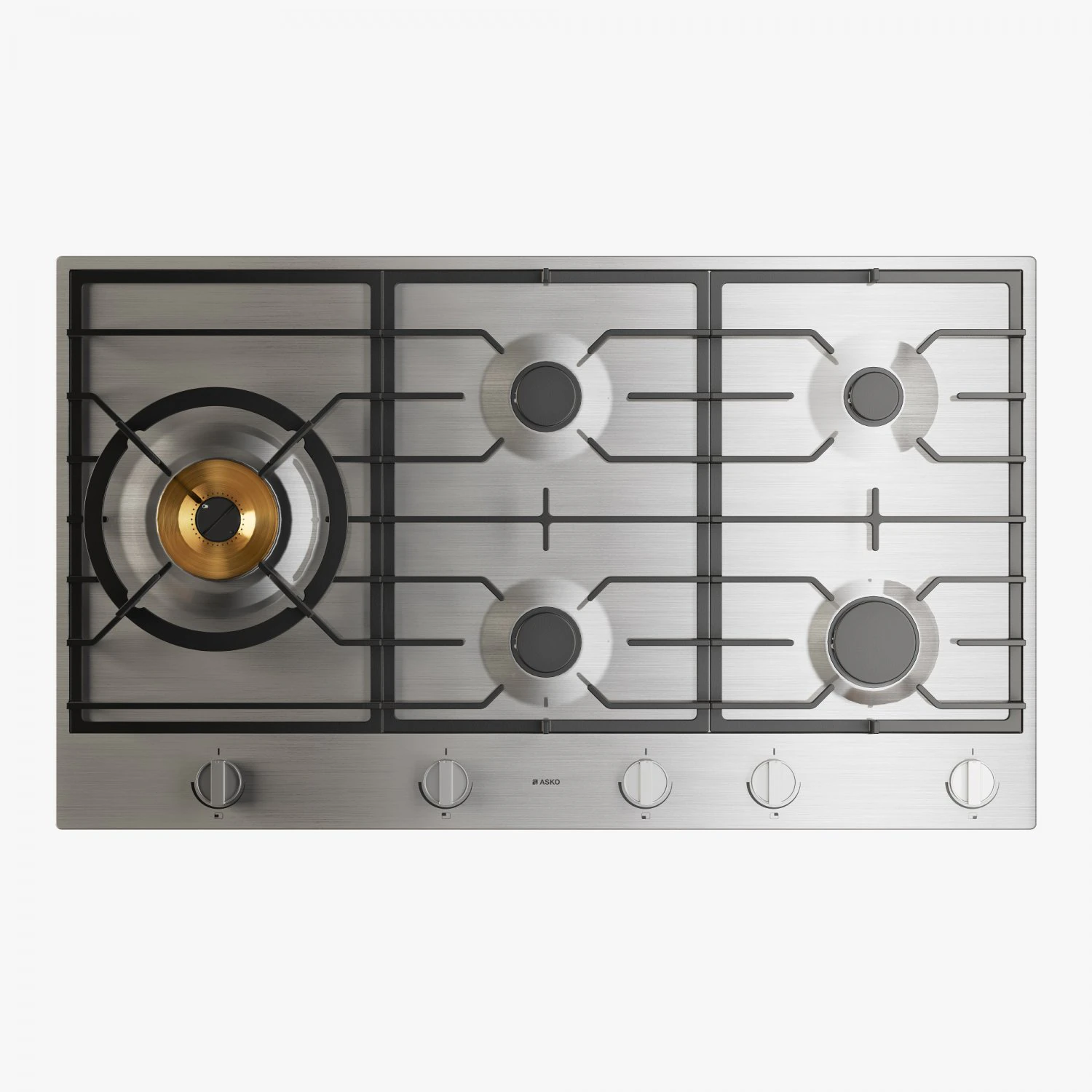 asko hg1986sb gas cooktop 3D Model .c4d .max .obj .3ds .fbx .stl .blend 