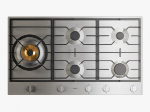 asko hg1986sb gas cooktop 3D Model