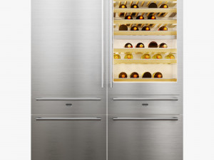 asko rw 2826 s-rwf 2826 s refrigerator 3D Model