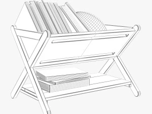 domayne tee pee bedcrate and barrel decoration 3D Model
