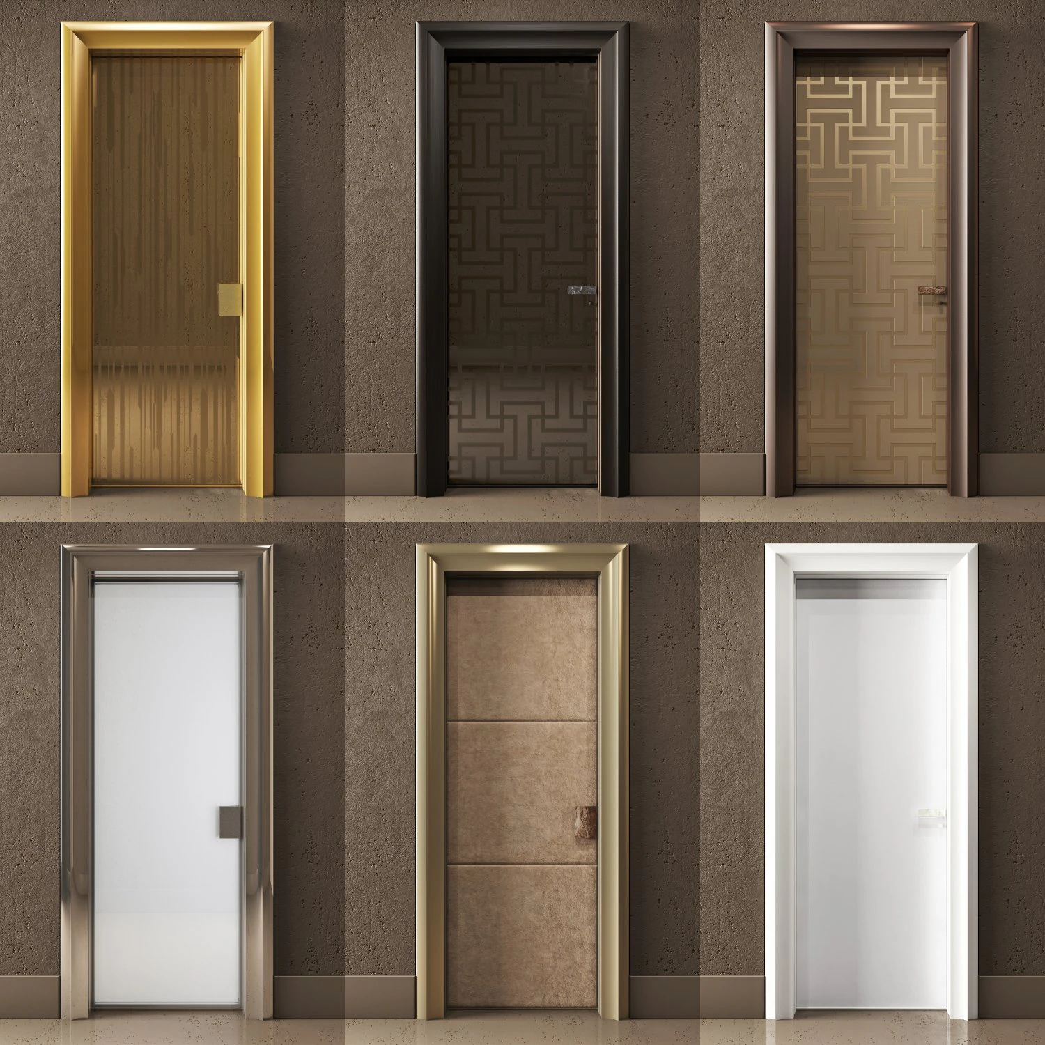 longhi ianus door 3D Model .c4d .max .obj .3ds .fbx .stl .blend 