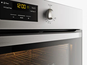 westinghouse whg952sb wve914s oven and cooktop 3D Model