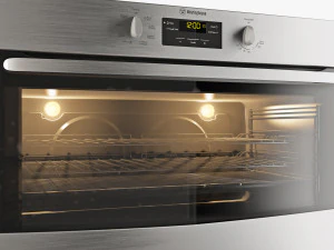 westinghouse whg952sb wve914s oven and cooktop 3D Model