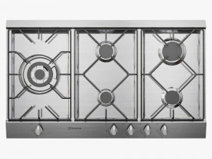 westinghouse whg952sb wve914s oven and cooktop 3D Model