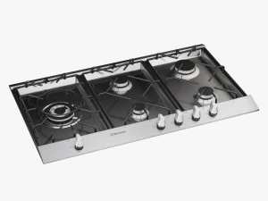 westinghouse whg952sb wve914s oven and cooktop 3D Model